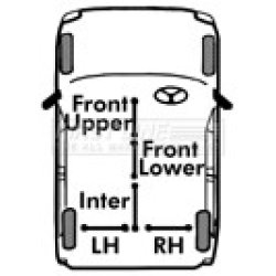 Handbrake Cable FIRST LINE FKB1405 OE Ref 94233607 FIRST LINE