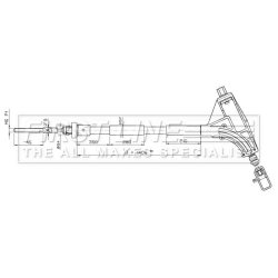 Handbrake Cable FIRST LINE FKB2633 OE Ref 4745.P2