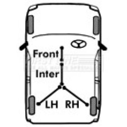 Handbrake Cable FIRST LINE FKB3385 OE Ref 639 420 29 85 FIRST LINE