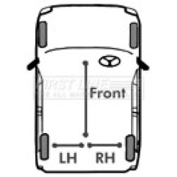 Handbrake Cable FIRST LINE FKB3395 OE Ref 220 420 17 85