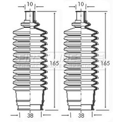 Steering Rack Boot FIRST LINE FSG3042