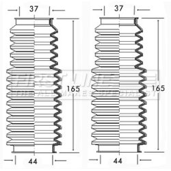 Steering Rack Boot FIRST LINE FSG3086