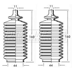 Steering Rack Boot FIRST LINE FSG3119