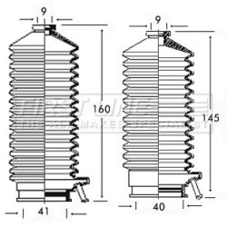 Steering Rack Boot FIRST LINE FSG3134