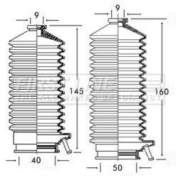 Steering Rack Boot FIRST LINE FSG3136