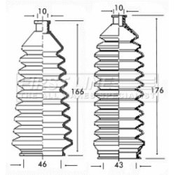 Steering Rack Boot FIRST LINE FSG3141