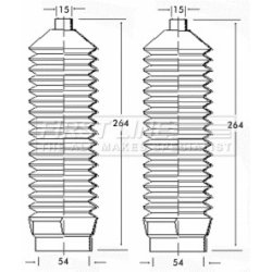 Steering Rack Boot FIRST LINE FSG3178