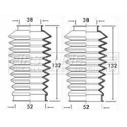 Steering Rack Boot FIRST LINE FSG3189