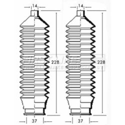 Steering Rack Boot FIRST LINE FSG3196