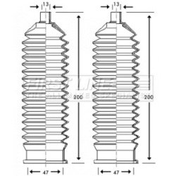 Steering Rack Boot FIRST LINE FSG3197