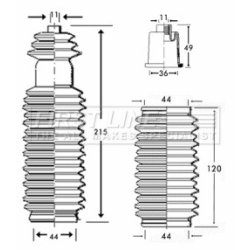 Steering Rack Boot FIRST LINE FSG3202