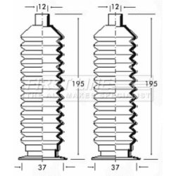 Steering Rack Boot FIRST LINE FSG3206 OE Ref KK15032125A