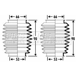 Steering Rack Boot FIRST LINE FSG3265