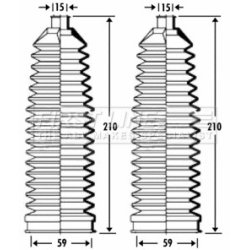 Steering Rack Boot FIRST LINE FSG3274 OE Ref 32106765079