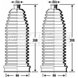 Steering Rack Boot FIRST LINE FSG3278 OE Ref 32136751026