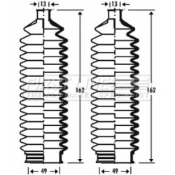 Steering Rack Boot FIRST LINE FSG3285 OE Ref 93740595