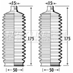 Steering Rack Boot FIRST LINE FSG3288