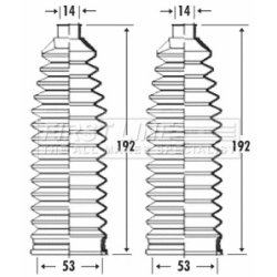 Steering Rack Boot FIRST LINE FSG3290