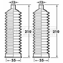 Steering Rack Boot FIRST LINE FSG3293 OE Ref 4553505010