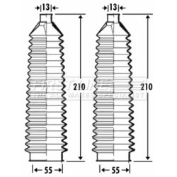 Steering Rack Boot FIRST LINE FSG3295 OE Ref 9949216