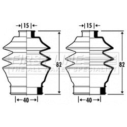 Steering Rack Boot FIRST LINE FSG3304