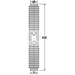 Steering Rack Boot FIRST LINE FSG3307 OE Ref 53603S5AJ01