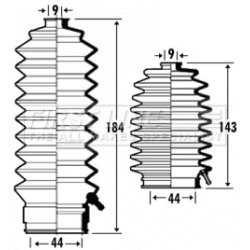 Steering Rack Boot FIRST LINE FSG3309 OE Ref 53534SR3N52