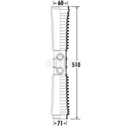 Steering Rack Boot FIRST LINE FSG3310 OE Ref 53534S9A003