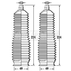 Steering Rack Boot FIRST LINE FSG3323 OE Ref OK20332125