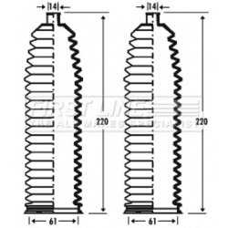 Steering Rack Boot FIRST LINE FSG3338