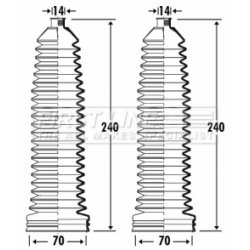 Steering Rack Boot FIRST LINE FSG3339