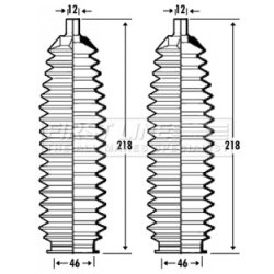 Steering Rack Boot FIRST LINE FSG3347 OE Ref 48203BM400