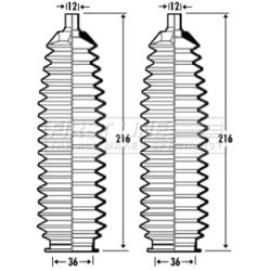 Steering Rack Boot FIRST LINE FSG3350