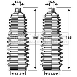 Steering Rack Boot FIRST LINE FSG3354 OE Ref 4066.8