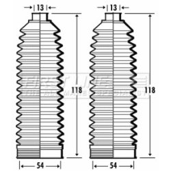 Steering Rack Boot FIRST LINE FSG3365
