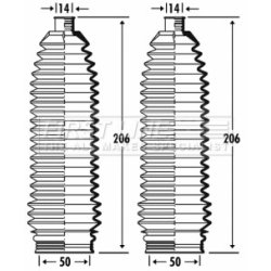 Steering Rack Boot FIRST LINE FSG3385