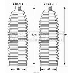 Steering Rack Boot FIRST LINE FSG3397 OE Ref 1J0422831B