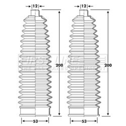 Steering Rack Boot FIRST LINE FSG3425