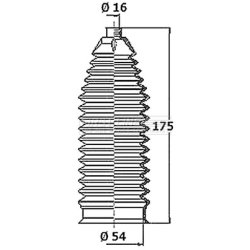 Steering Rack Boot FIRST LINE FSG3432 OE Ref 577402P000
