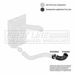 Charge Air Hose FIRST LINE FTH1012 OE Ref PNH102082