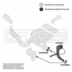 Charge Air Hose FIRST LINE FTH1013 OE Ref 55189122