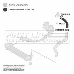 Charge Air Hose FIRST LINE FTH1022 OE Ref 51780736
