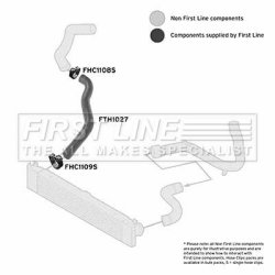 Charge Air Hose FIRST LINE FTH1027 OE Ref 1350778080