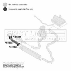 Charge Air Hose FIRST LINE FTH1032 OE Ref 51984106