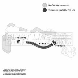 Charge Air Hose FIRST LINE FTH1053 OE Ref 16 114 315 80