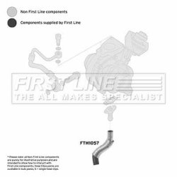 Charge Air Hose FIRST LINE FTH1057 OE Ref 0381.25