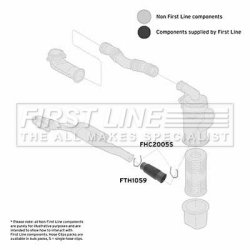 Air Filter Intake Hose FIRST LINE FTH1059 OE Ref 46792189