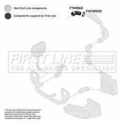 Air Filter Intake Hose FIRST LINE FTH1062 OE Ref 8D0 145 834 L