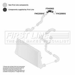 Charge Air Hose FIRST LINE FTH1083 OE Ref 1T0 145 790 B