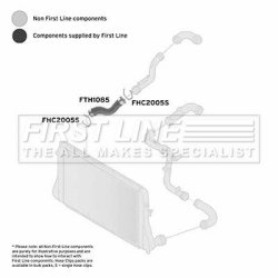 Charge Air Hose FIRST LINE FTH1085 OE Ref 1K0 145 832 E